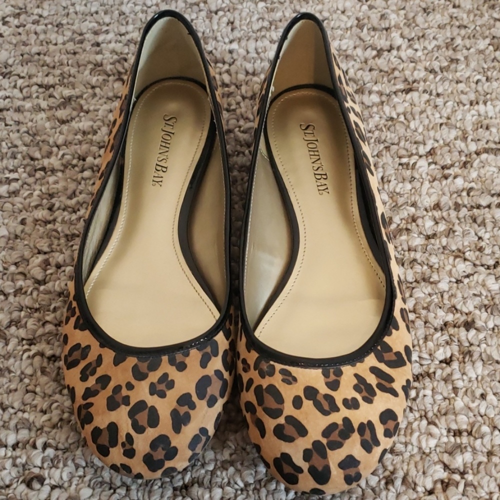 St. John's Bay Cheetah Ballet Flats